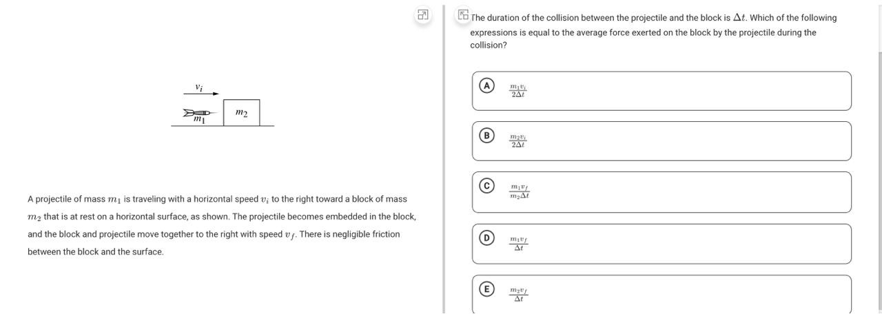 The duration of the collision between the