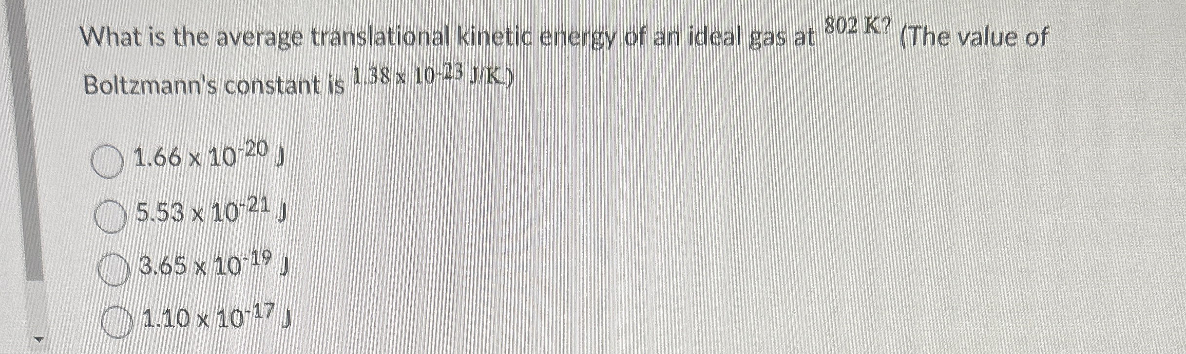 What is the average translational kinetic energy