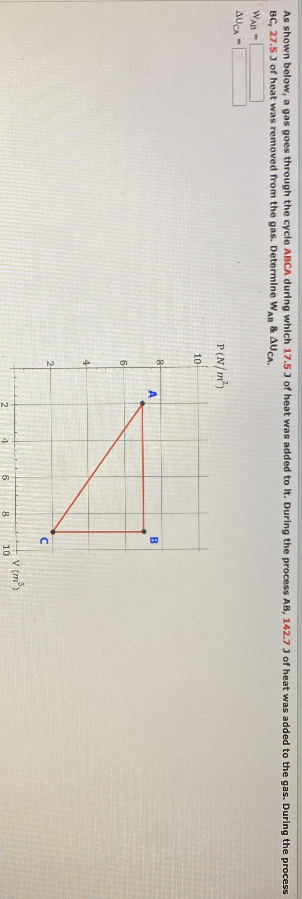 NEED HELP ASAP As shown below, a gas goes through