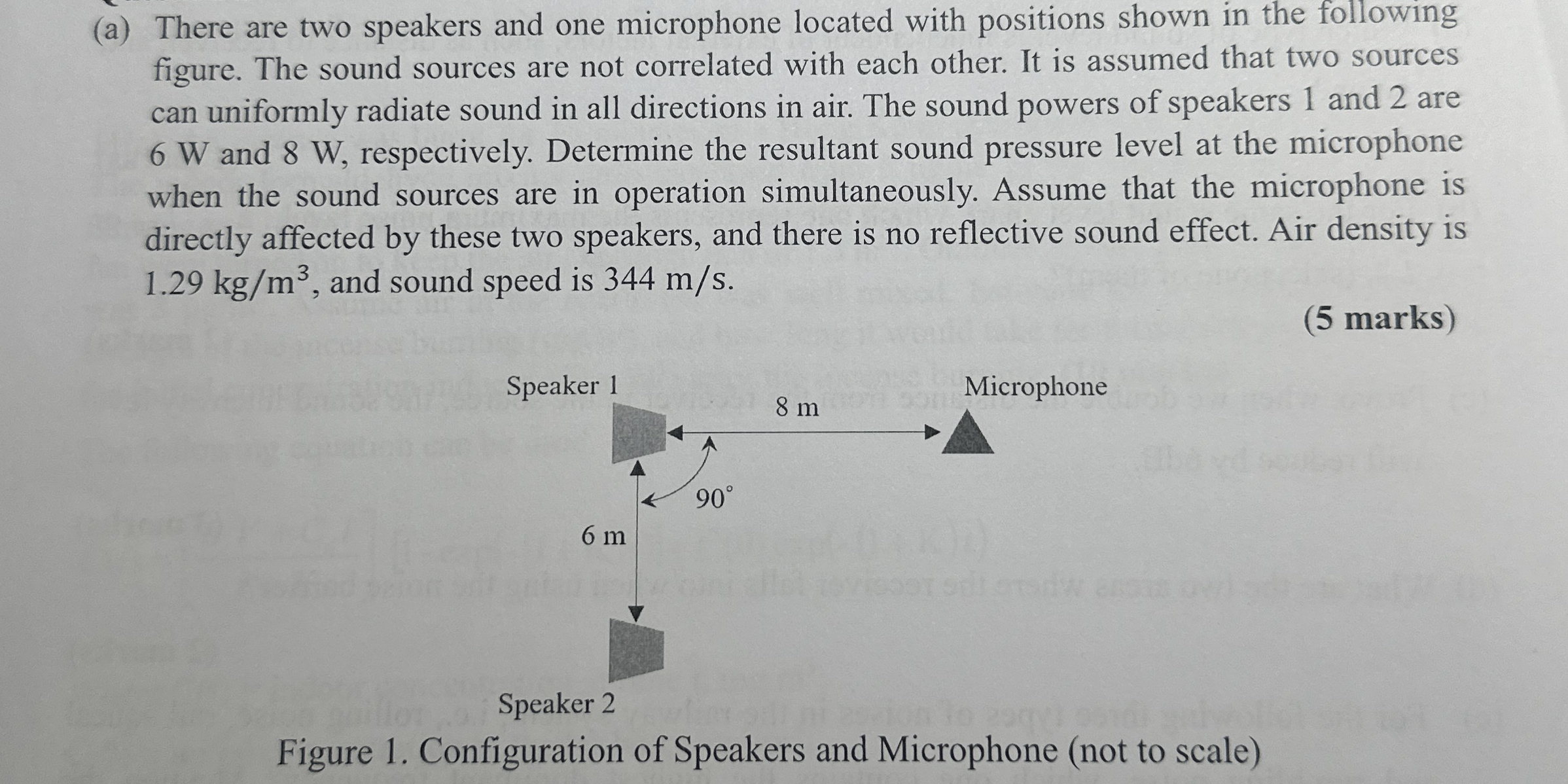( a ) There are two speakers and one microphone