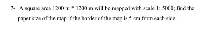 A square area 1 2 0 0 m * 1 2 0 0 m will be