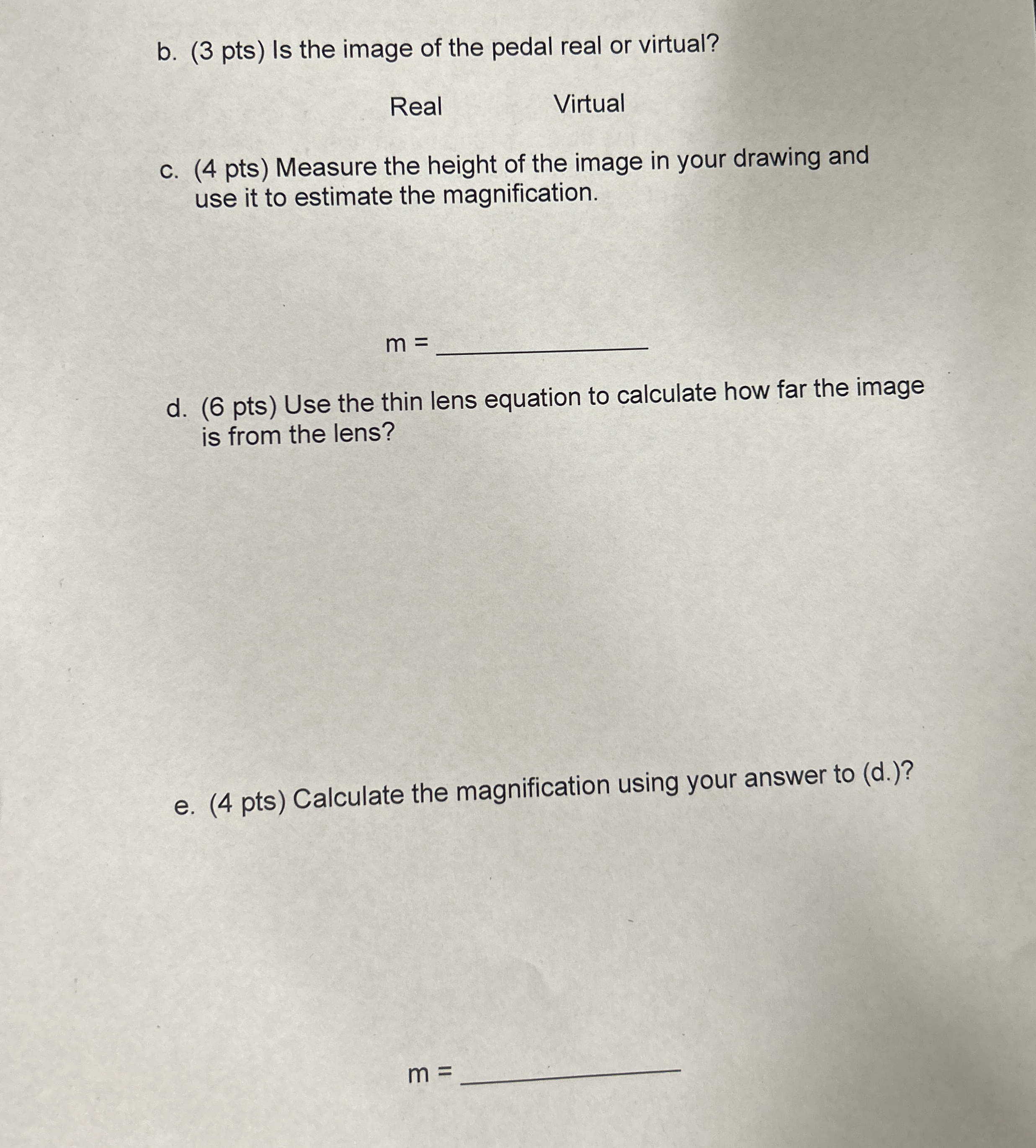A 2 . 0 - c m tall flower pedal is 2 . 5 cm in