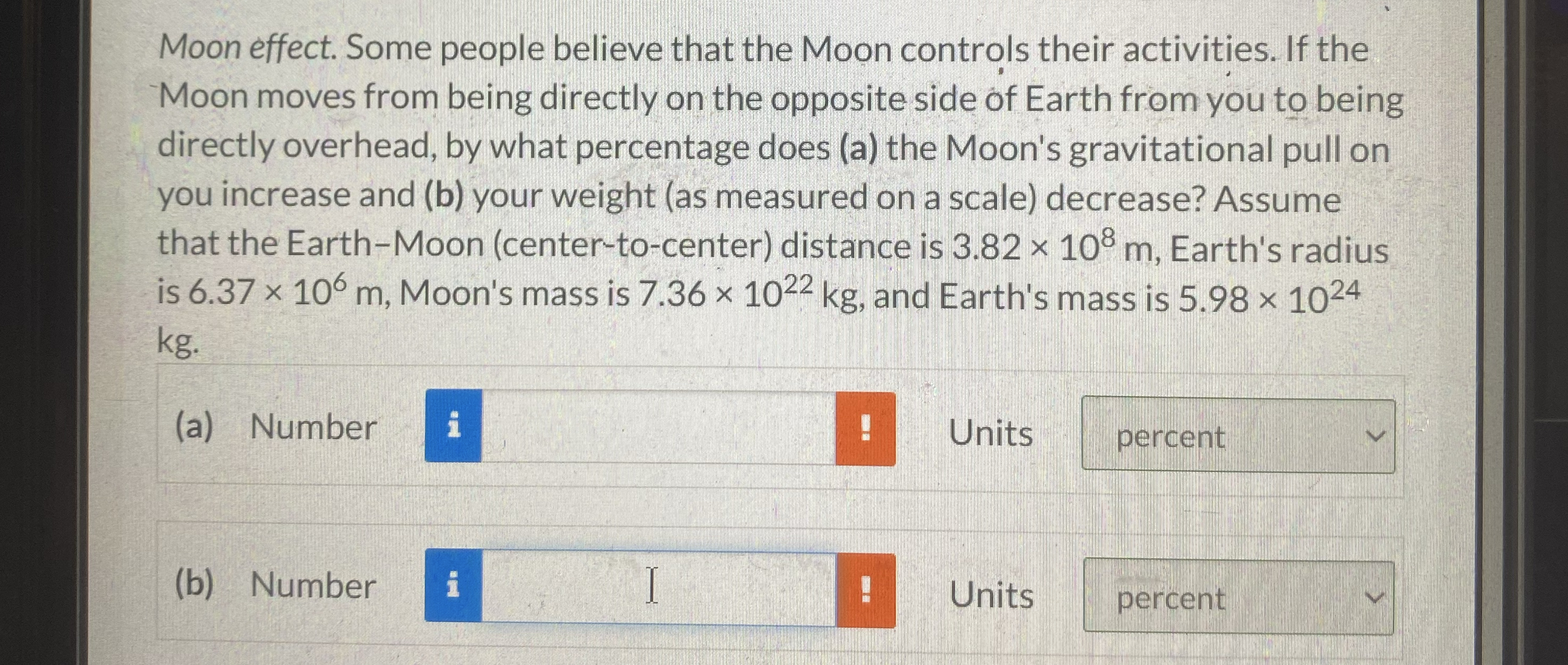 Moon effect. Some people believe that the Moon