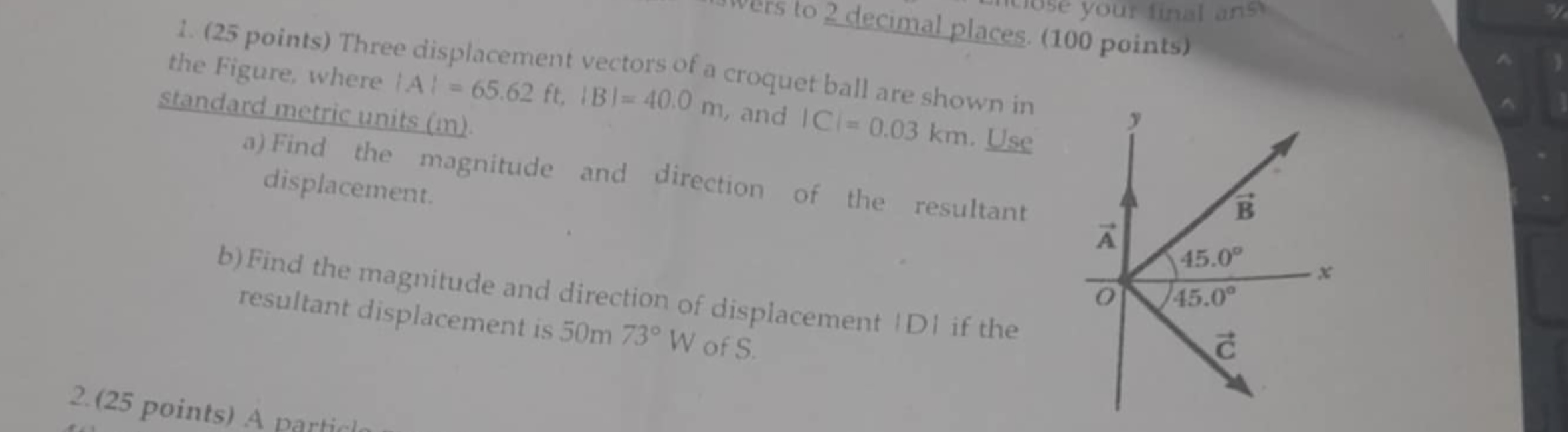to 2 decimal places. ( 1 0 0 points ) the Figure
