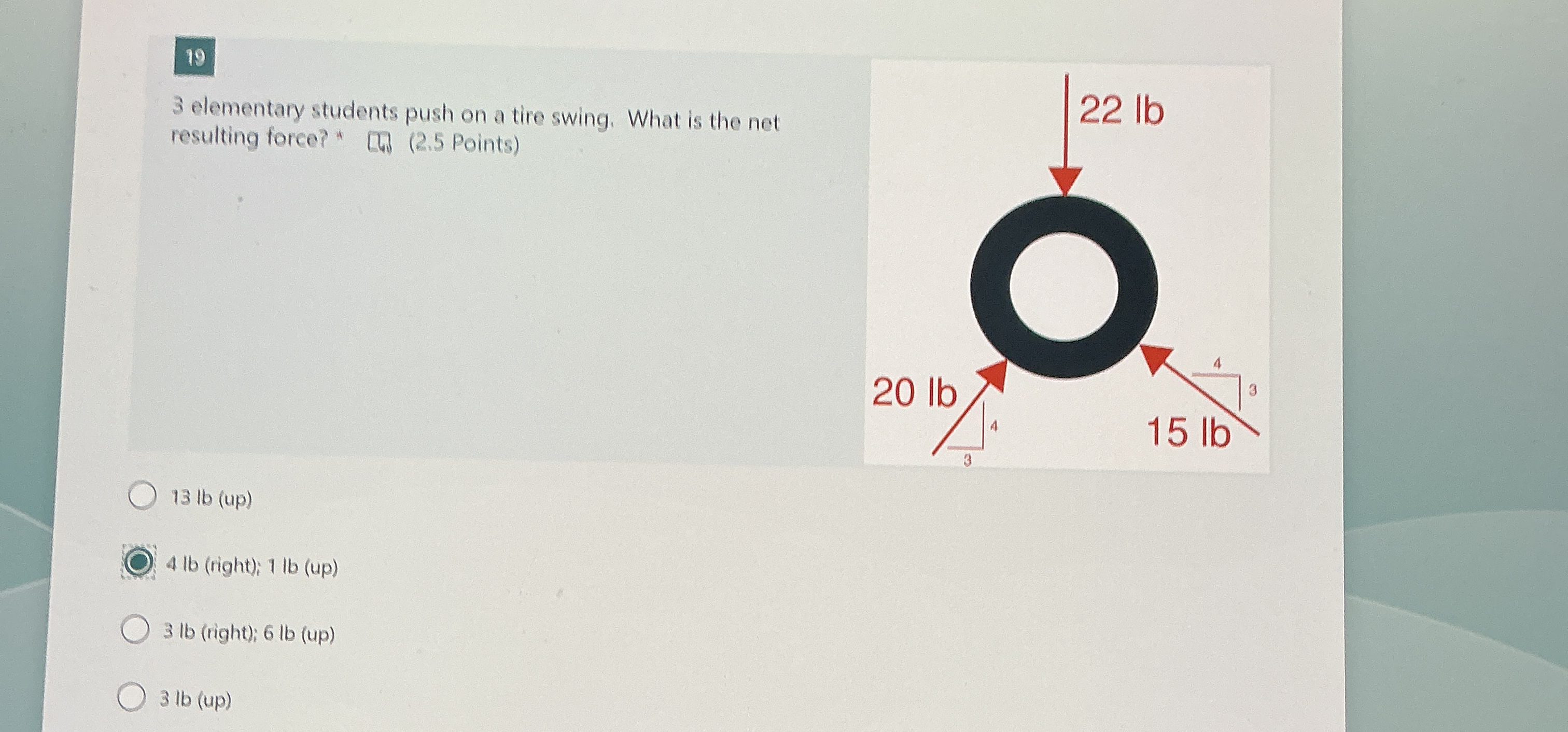 1 9 3 elementary students push on a tire swing.