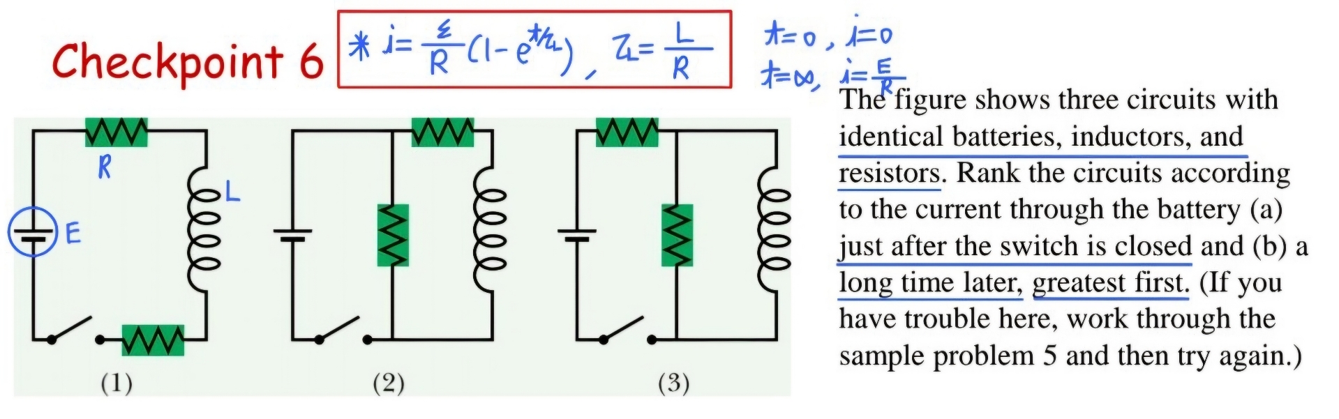 Checkpoint 6 t = 0 , i = 0 t = , i T h e = E l f