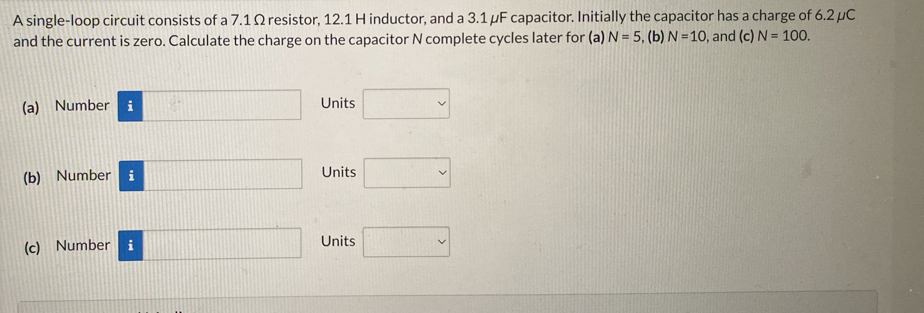 A single - loop circuit consists of a 7 . 1