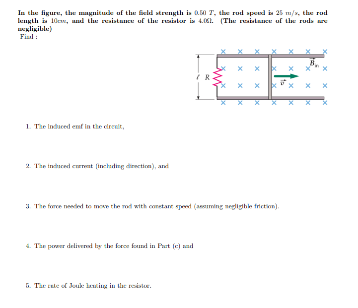 In the figure, the magnitude of the field