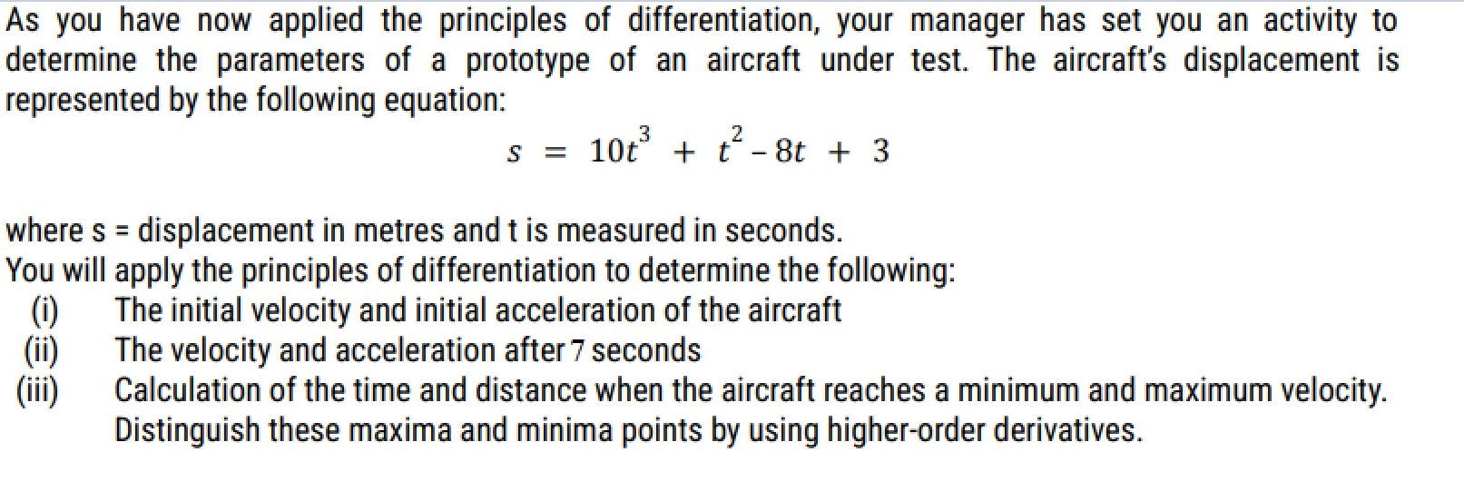 As you have now applied the principles of