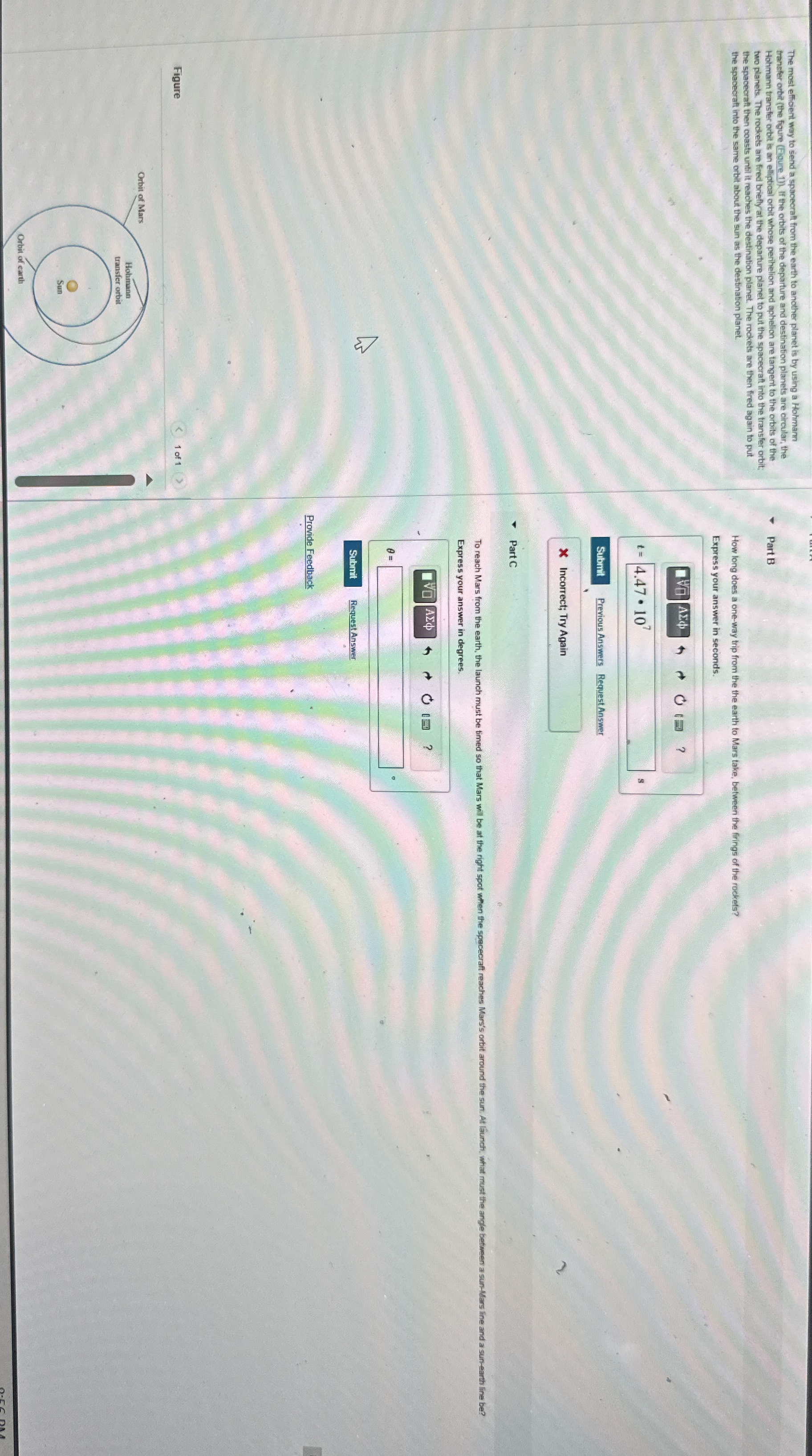 The most efficient way to send a spacecratt from