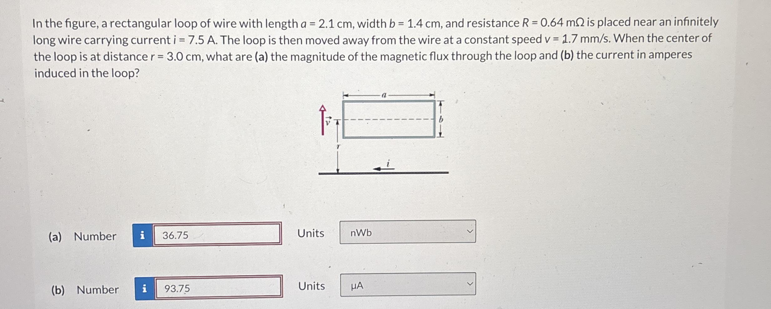 In the figure, a rectangular loop of wire with