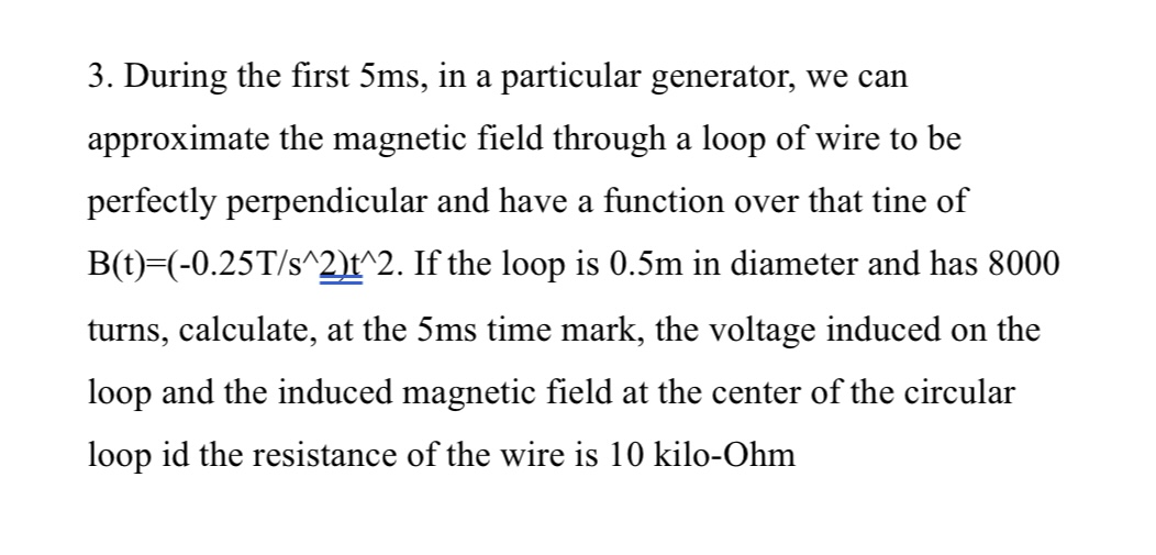 3 . During the first 5 ms , in a particular