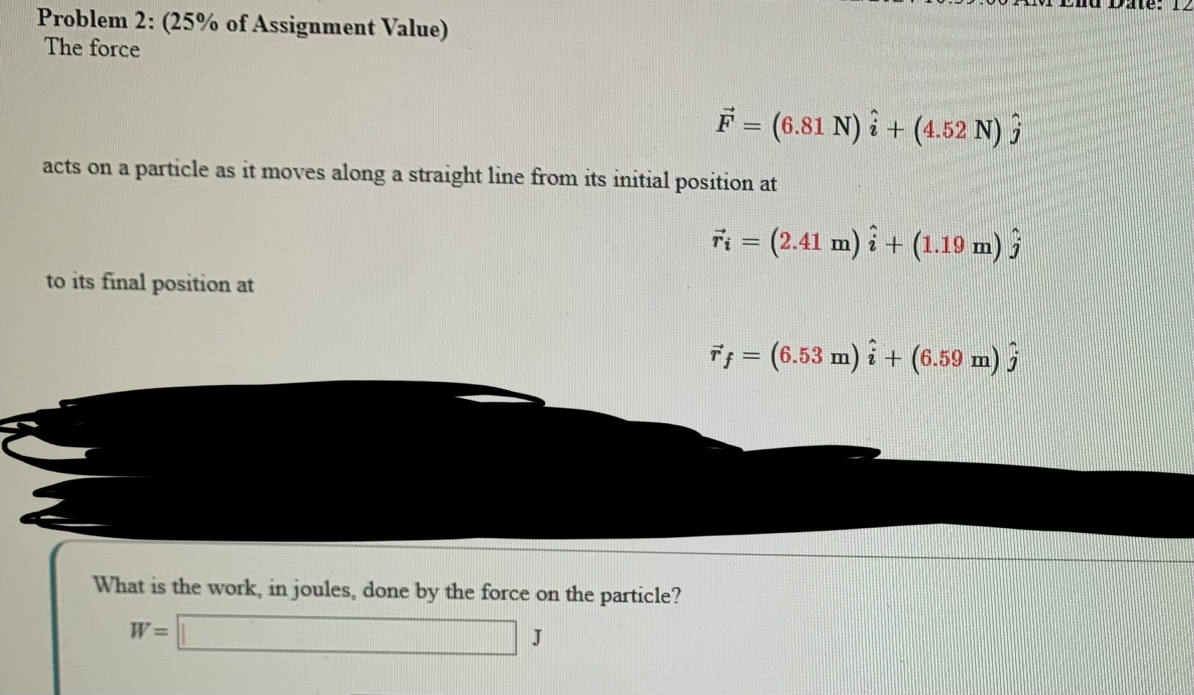 Problem 2 : ( 2 5 % of Assignment Value ) The