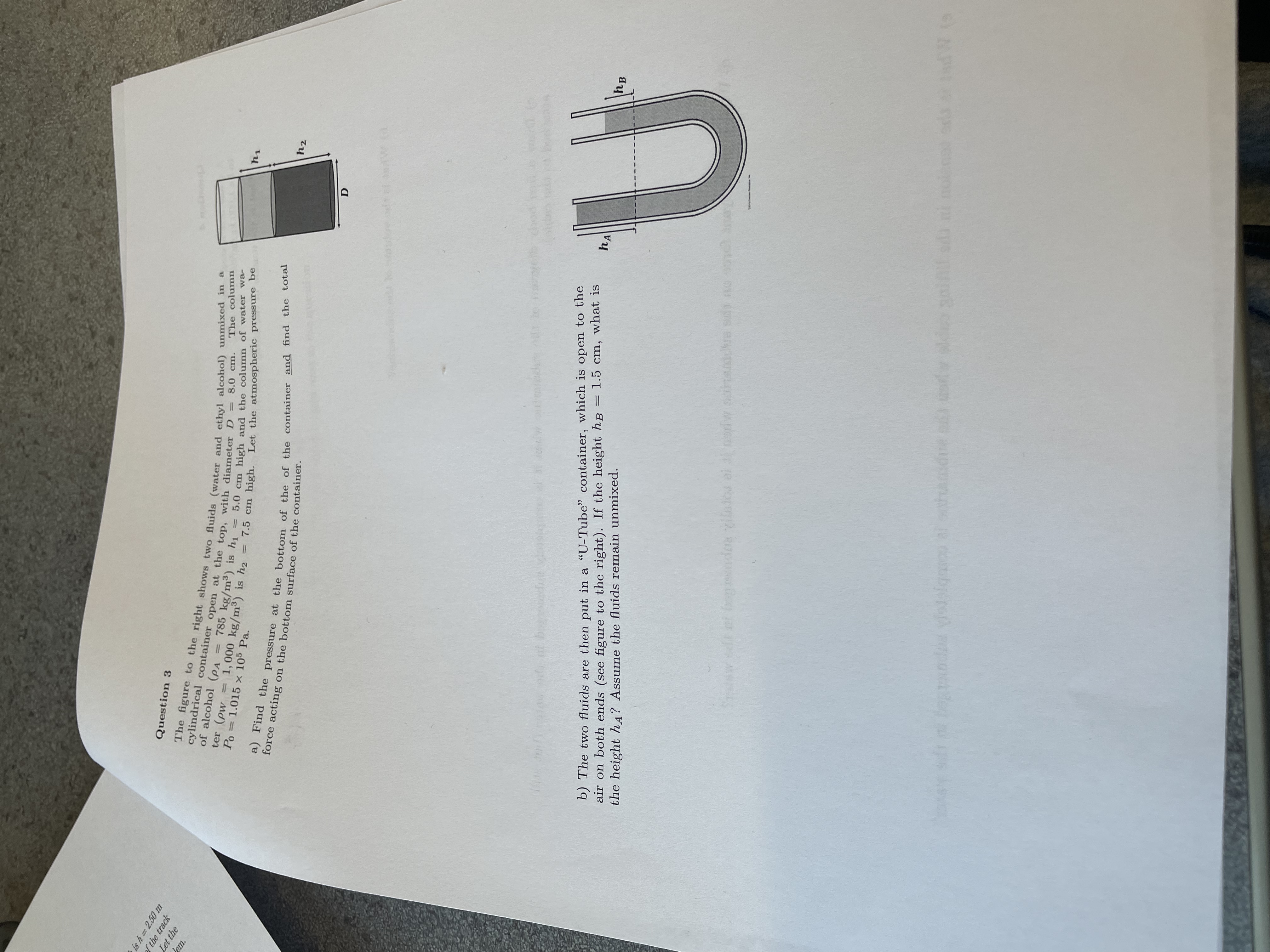 Question 3 The figure to the right shows two
