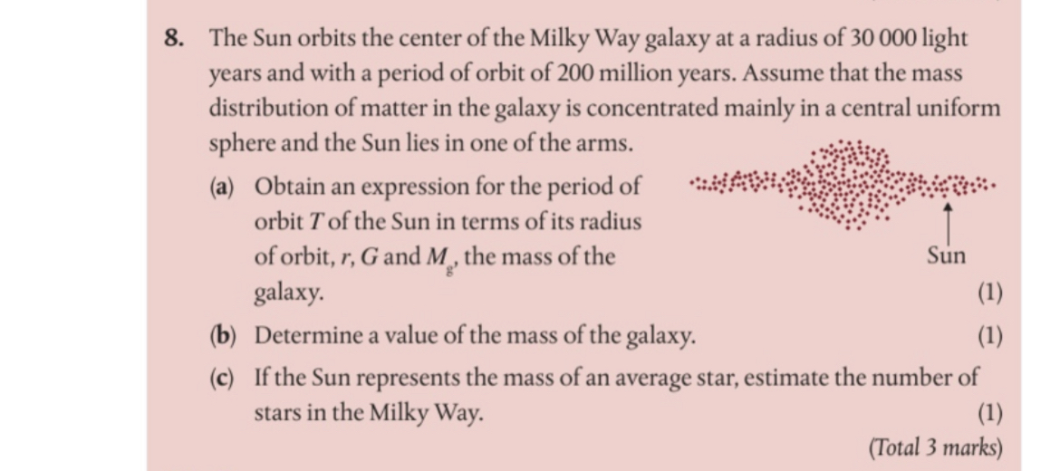 The Sun orbits the center of the Milky Way galaxy