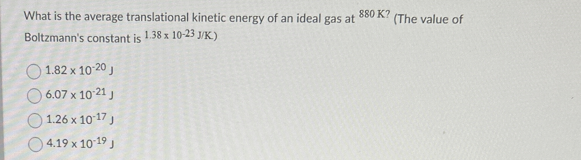 What is the average translational kinetic energy