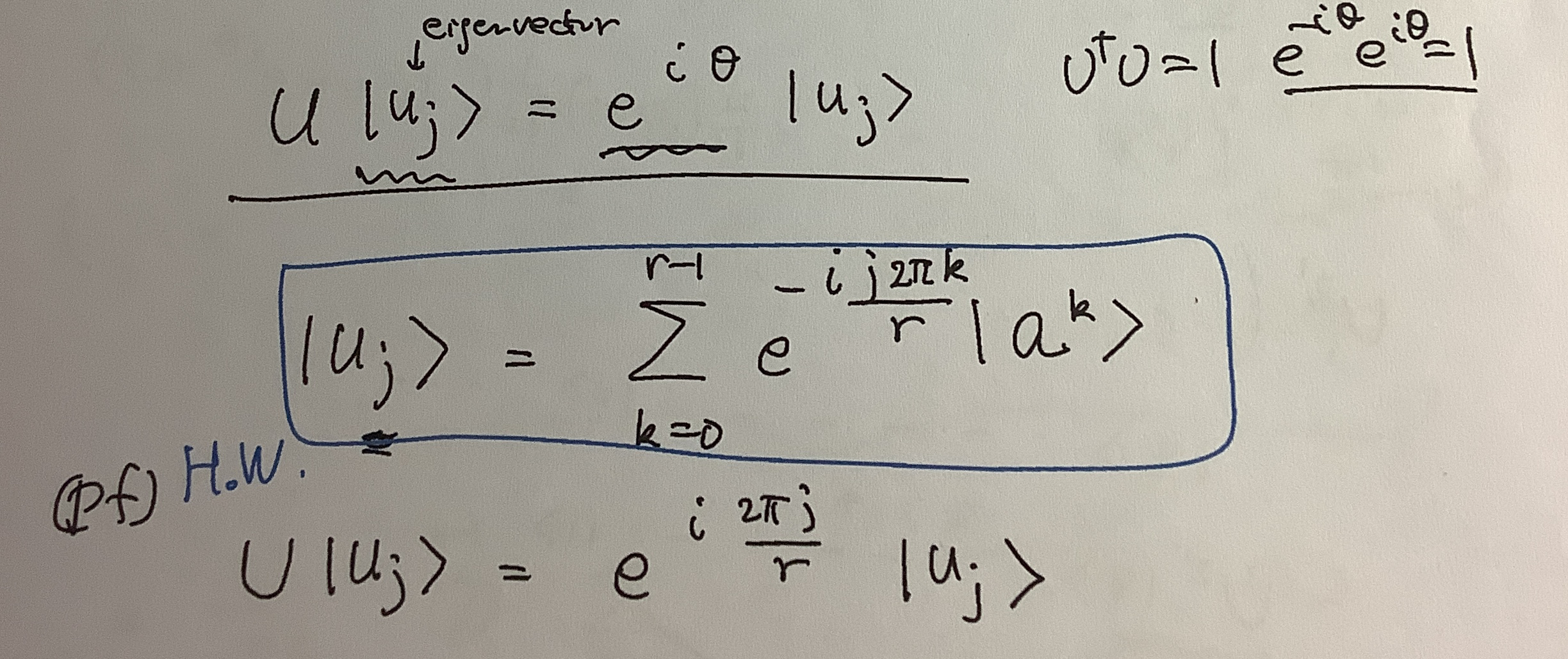 Prove the equation in the box
