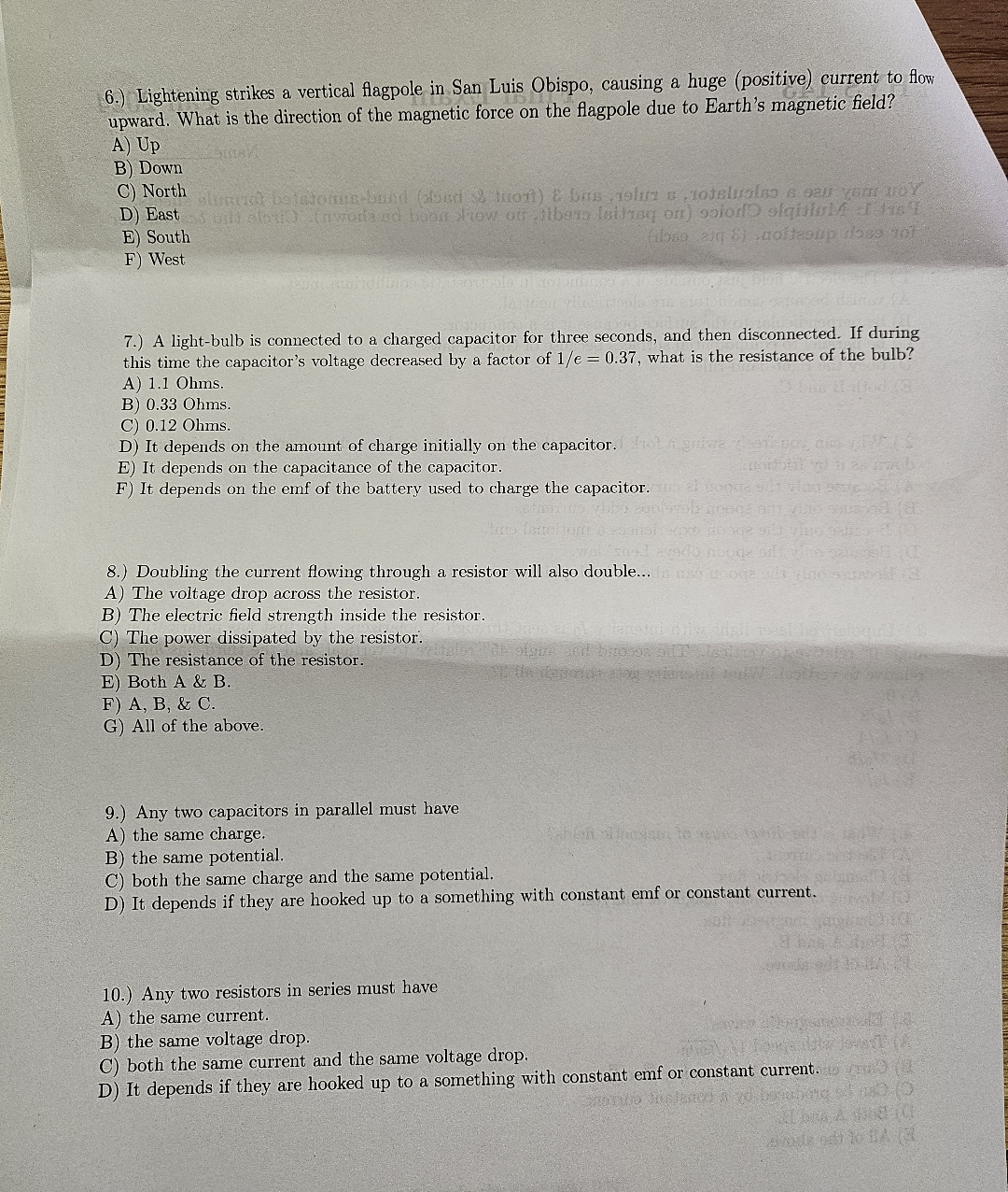 can you ask an expert 6 . ) Lightening strikes a