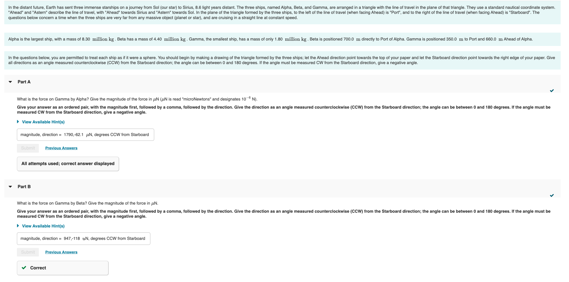 Please help solve part D ! ! Part A What is the