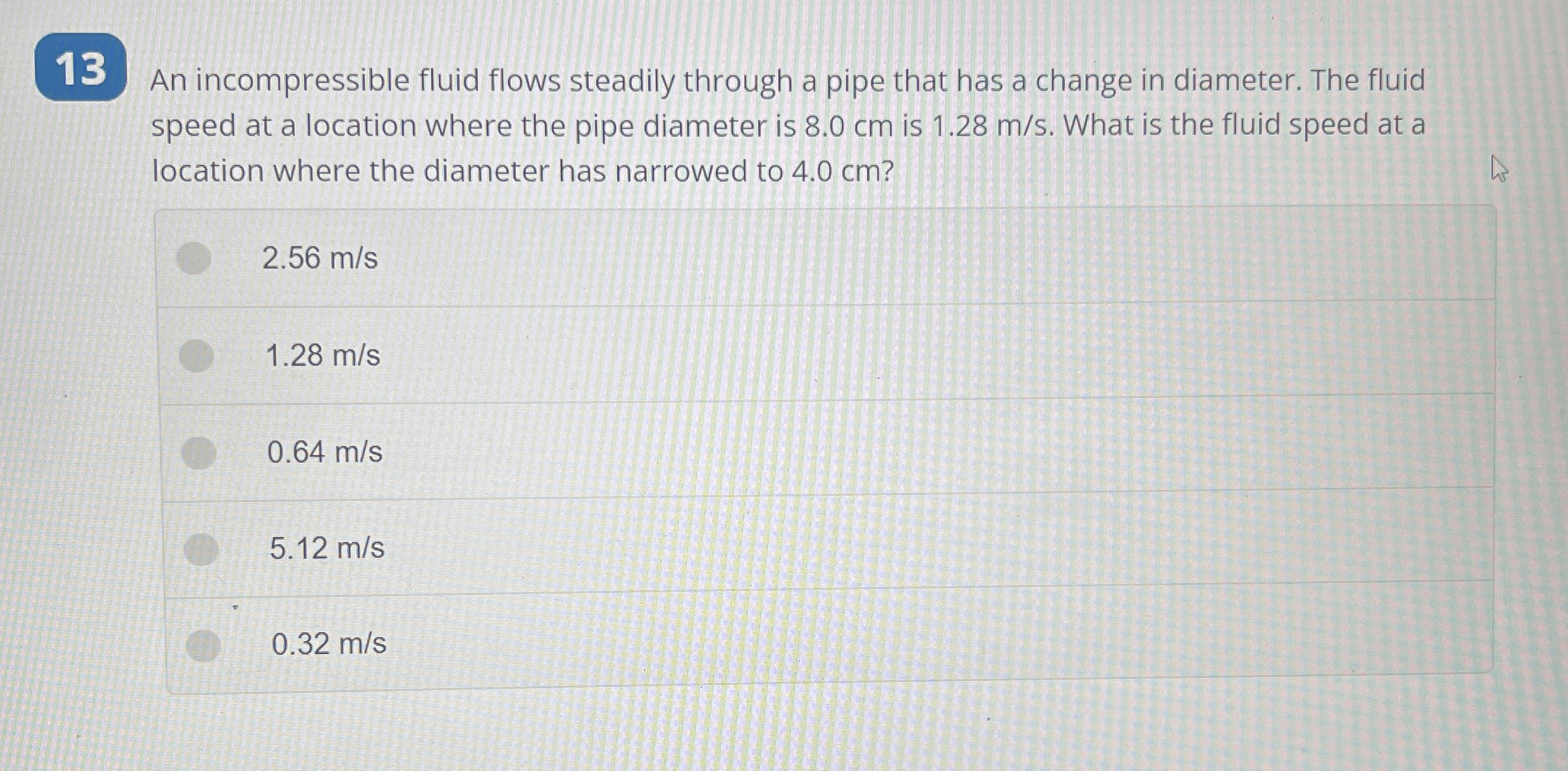 1 3 An incompressible fluid flows steadily