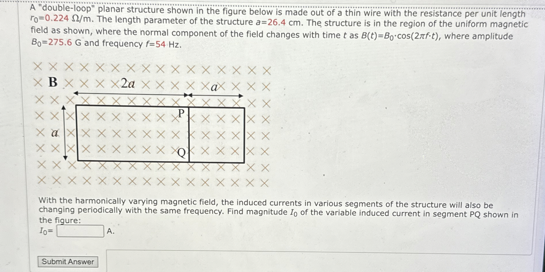 PLEASE SOLVE A "double - loop" planar structure