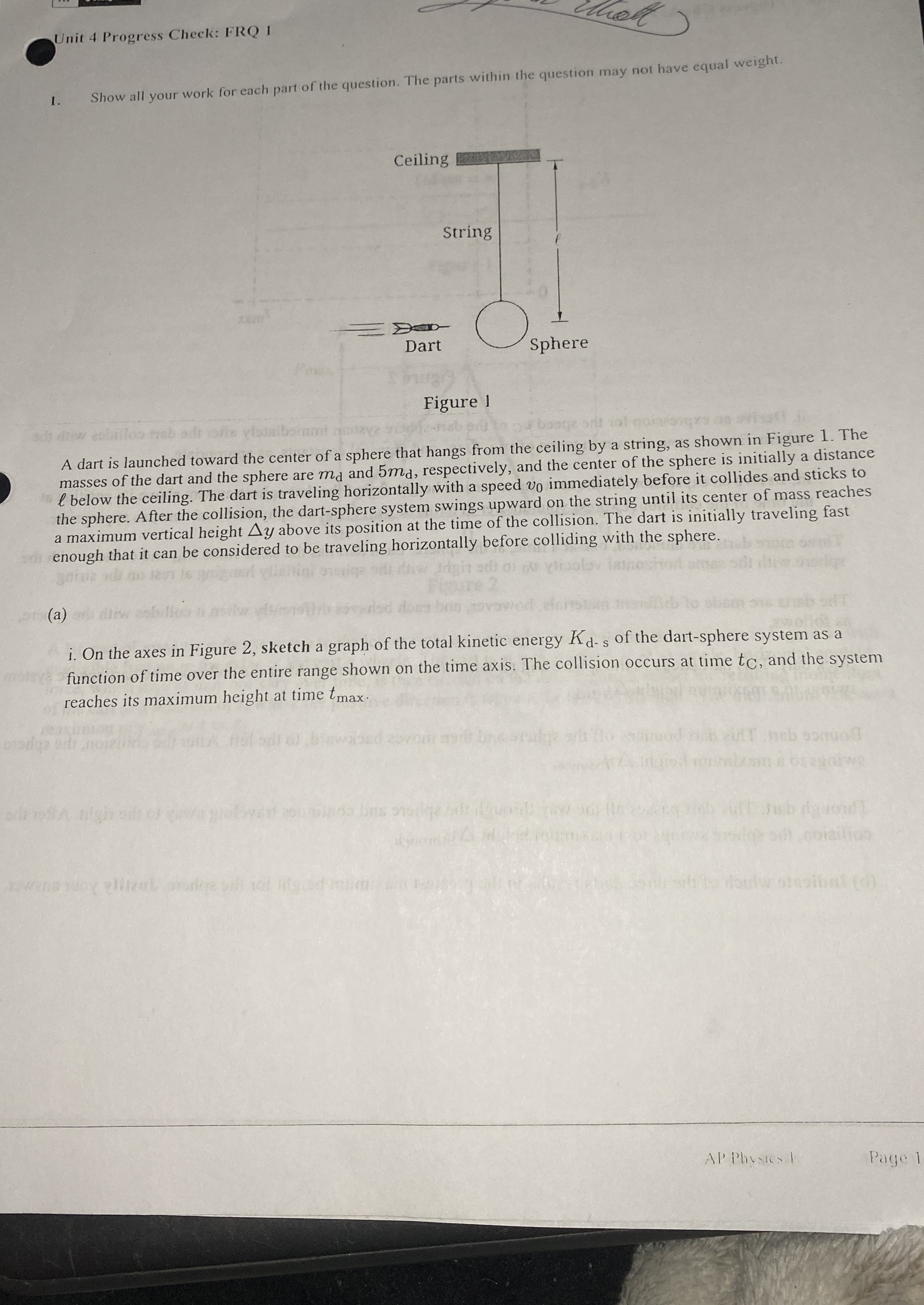 Unit 4 Progress Check: FRQ 1 Show all your work