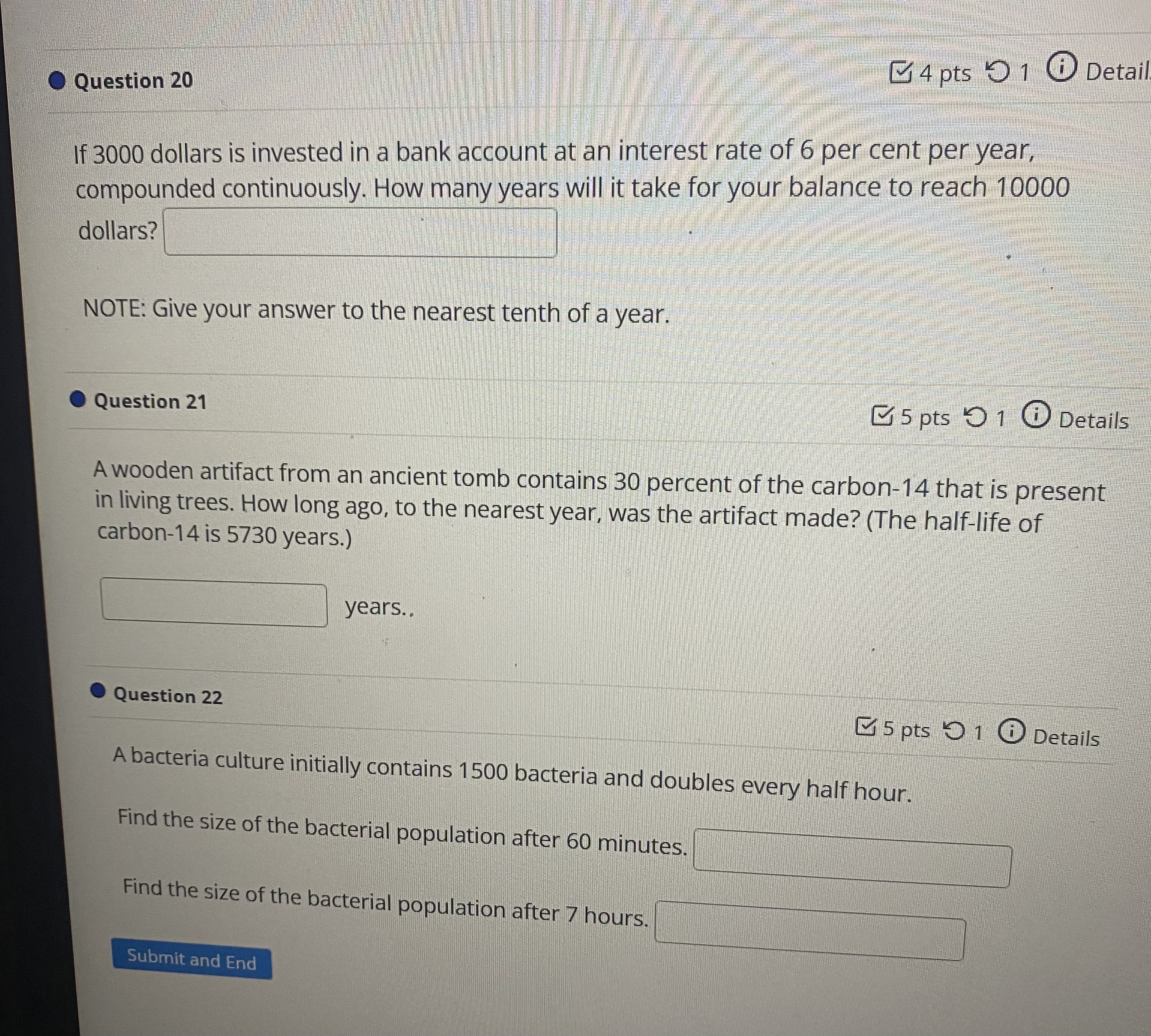 iv been stuck on these 3 questions for my