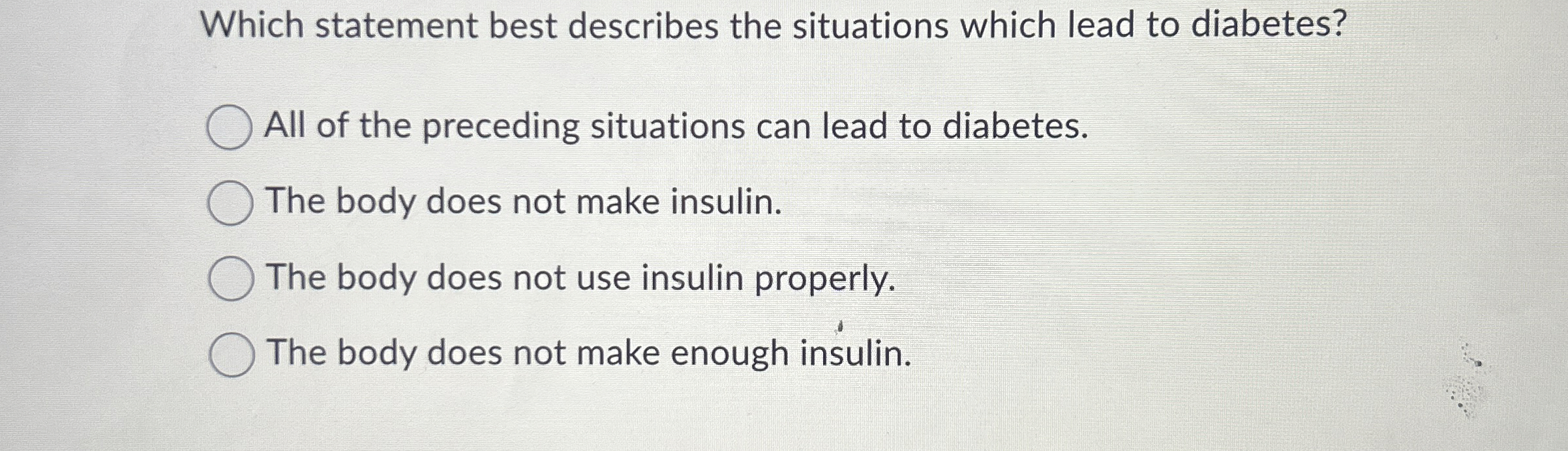 Which statement best describes the situations