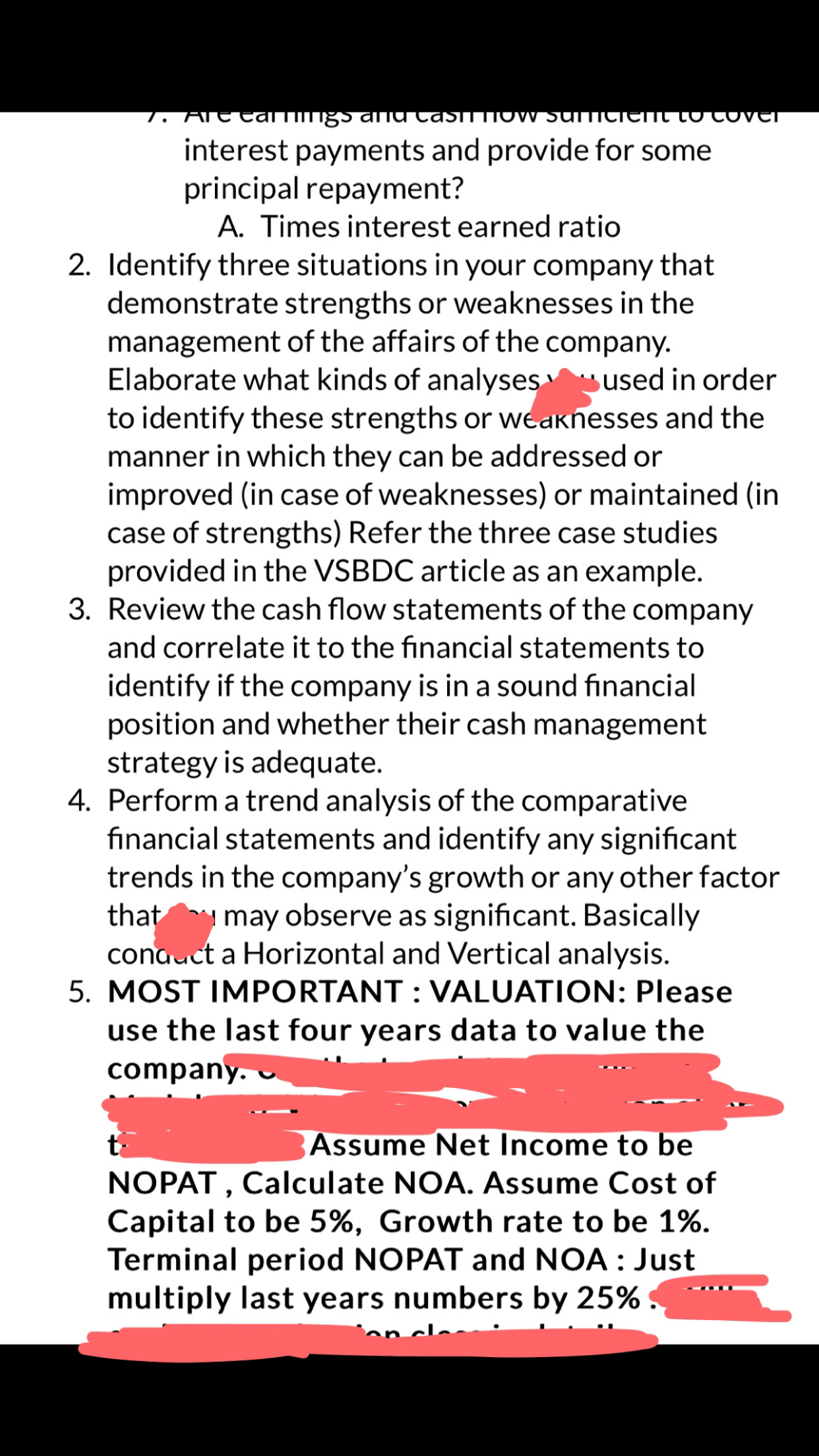 SEC 10-K FINANCIAL STATEMENT ANALYSIS PROJECT