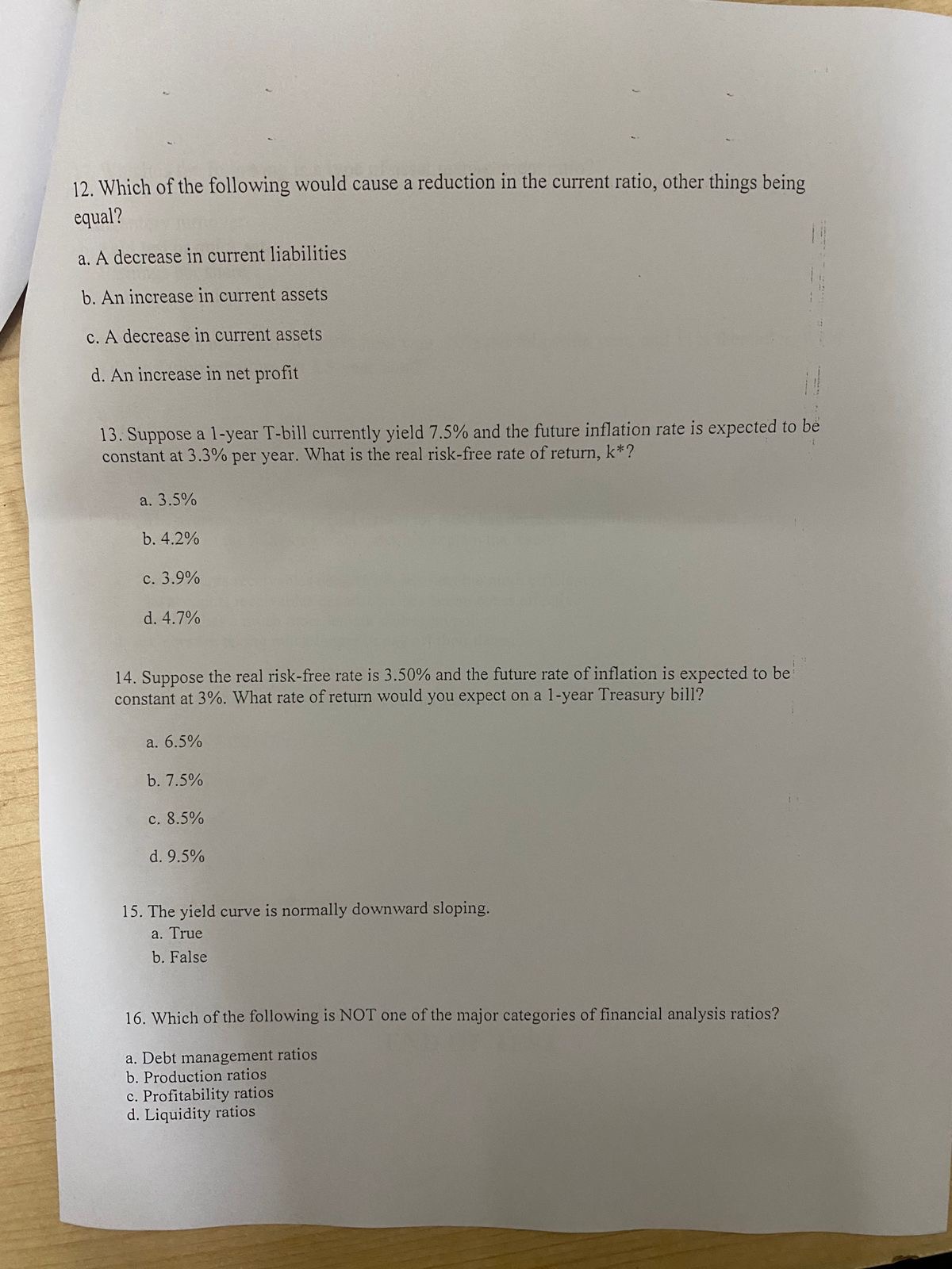 8. Which of the following is an example of an