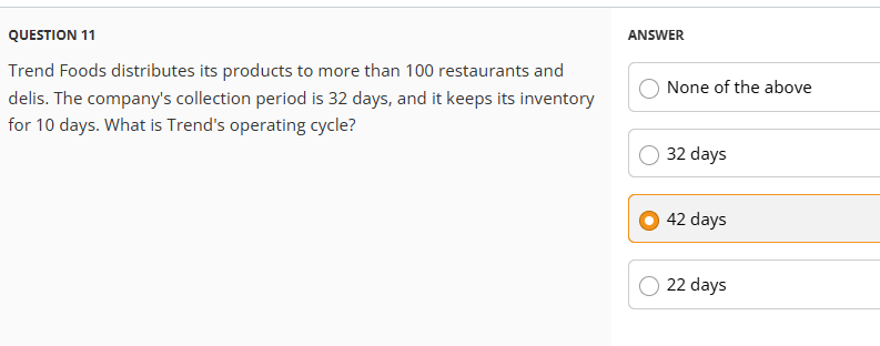 QUESTION 1 ANSWER The flexible current asset