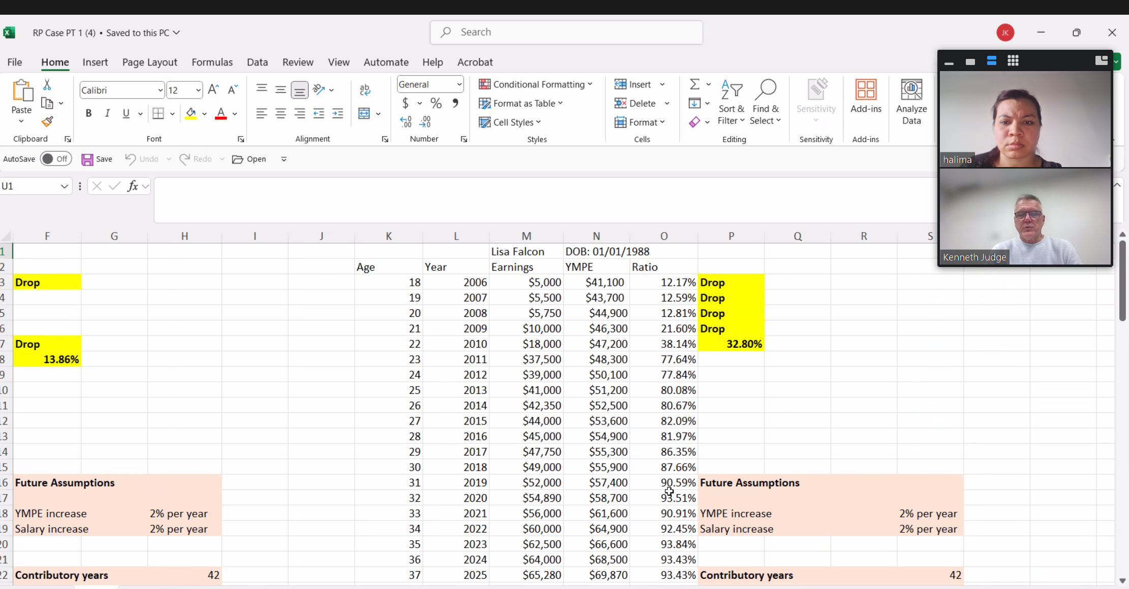 Retirement Planning Case Study Fall 2024 The