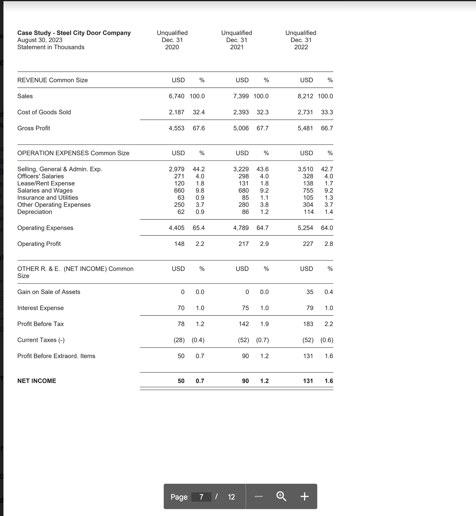 Work on this project and explain step by step: