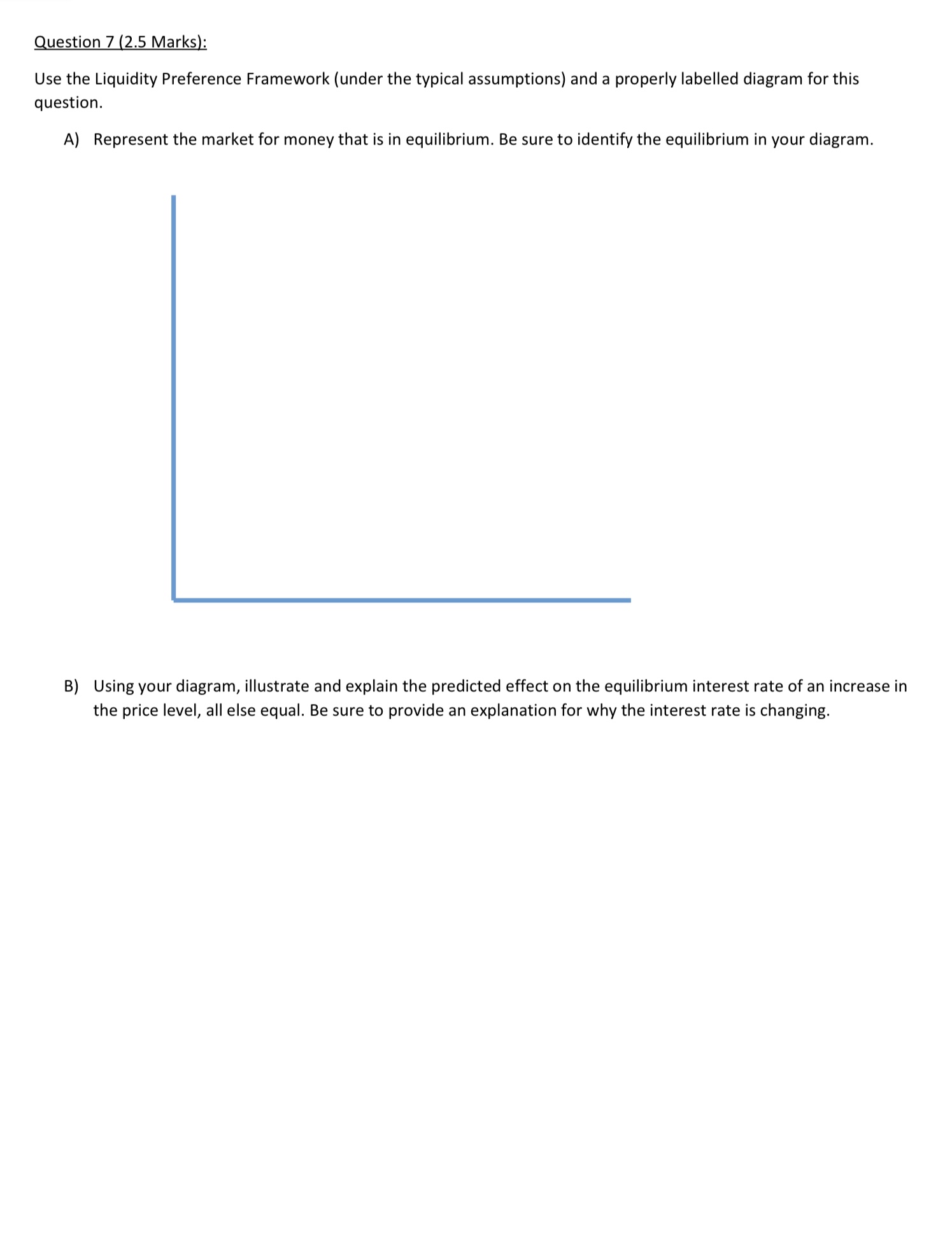 Question 1 (2.5 Marks): A) Explain the difference