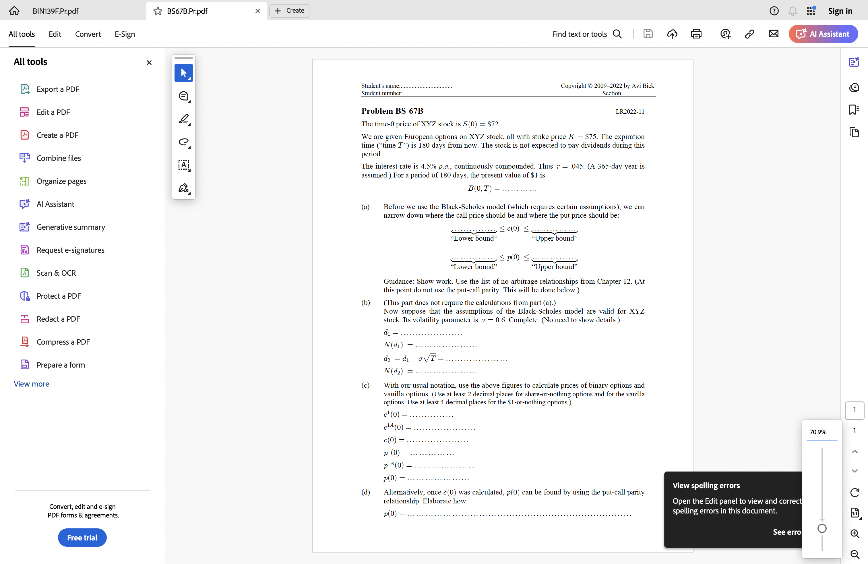 BIN139F.Pr.pdf BS67B.Pr.pdf X + Create Sign in