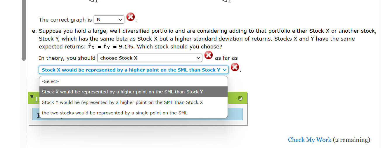 The correct graph is| B v 0 e. Suppose you hold a
