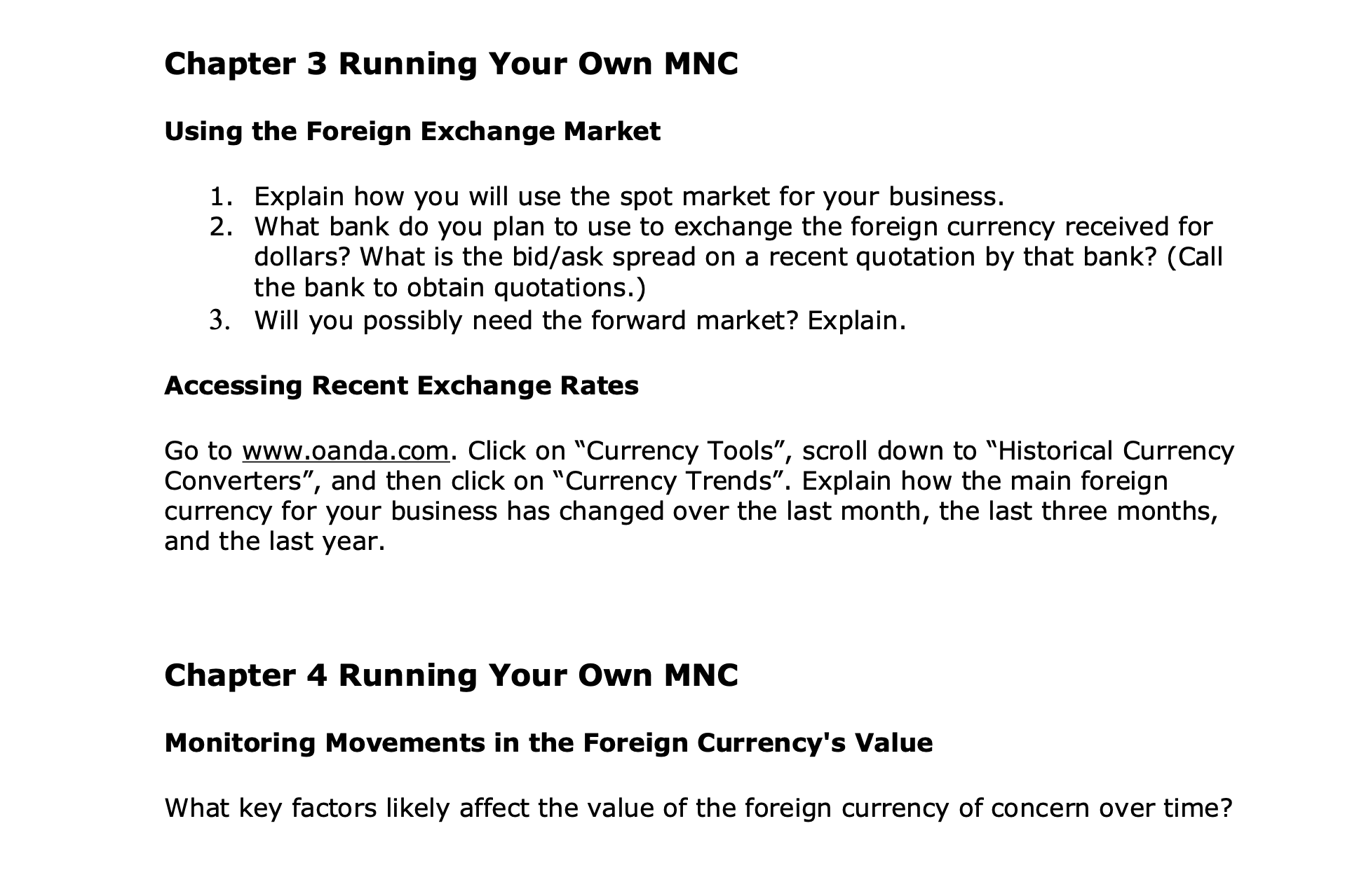 Chapter 1 Running Your Own MNC Developing Your