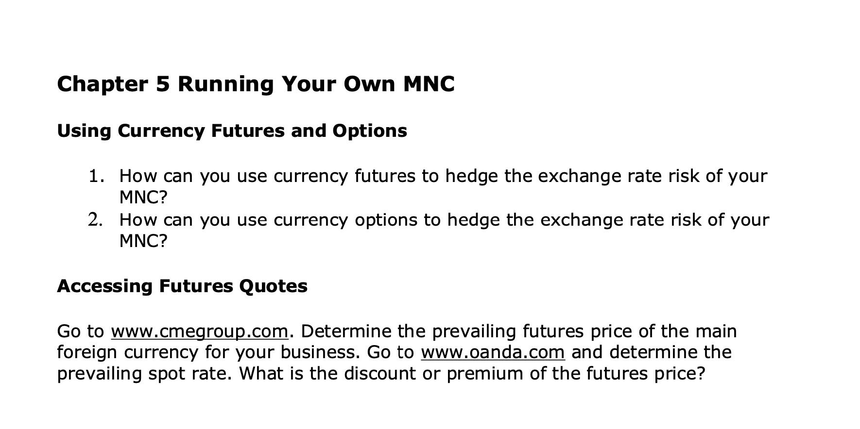 Chapter 1 Running Your Own MNC Developing Your