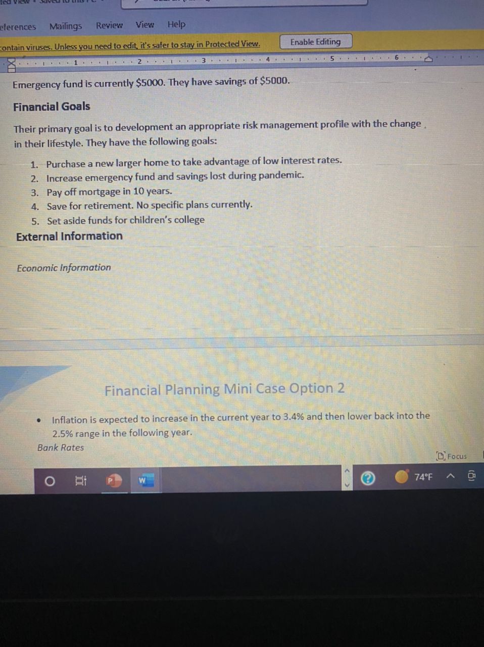 Read the insurance case provided and provide a