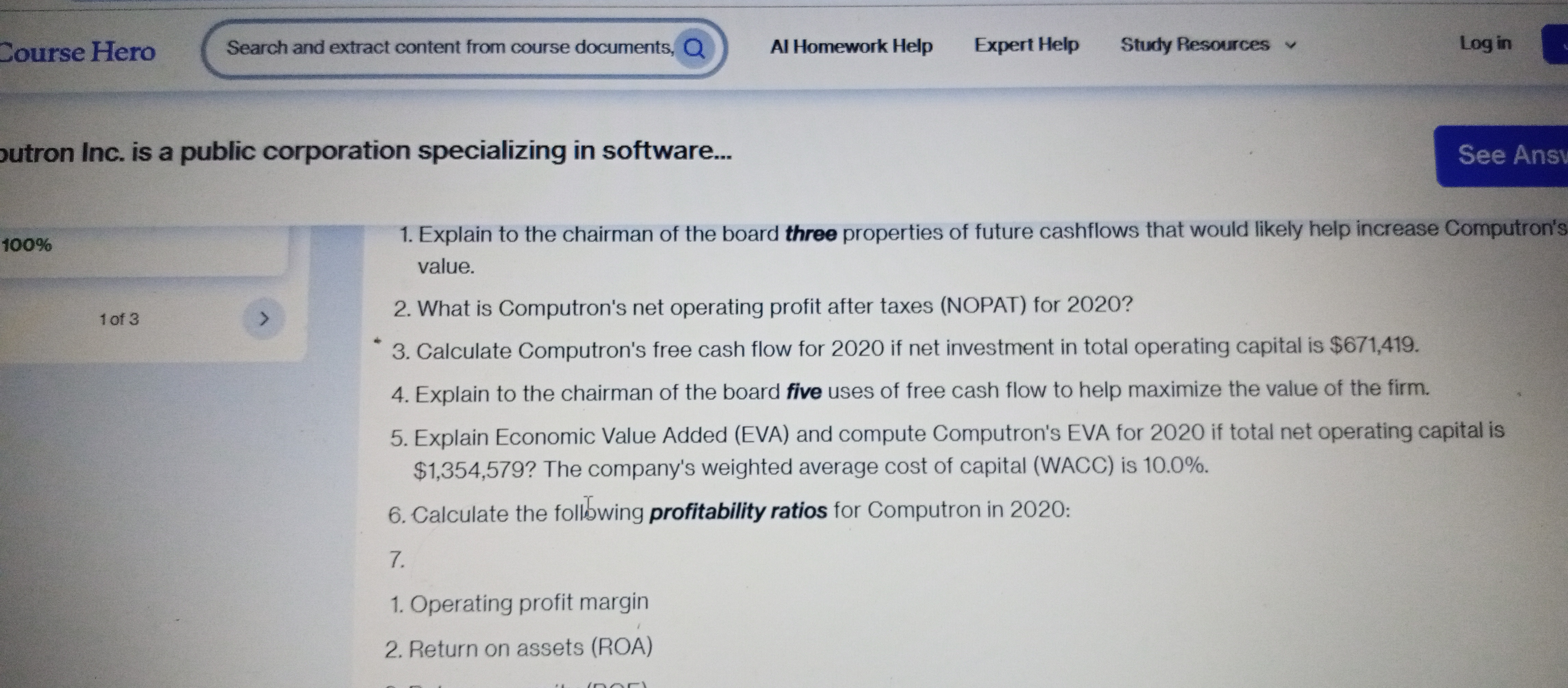 Course Hero Search and extract content from