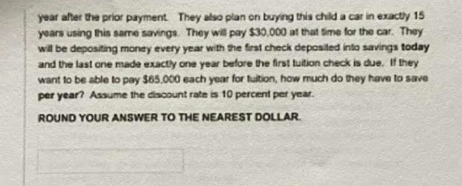 Your classmate is saving for college for their