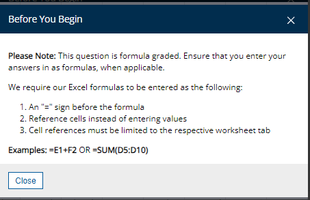 PLEASE SOLVE WITH EXCEL FORMULAS PLEASE PUT EXCEL