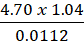 Can you help revise this calculation for an