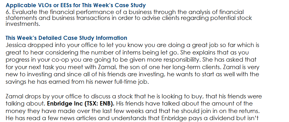 Applicable VLOs or EESs for This Week's Case