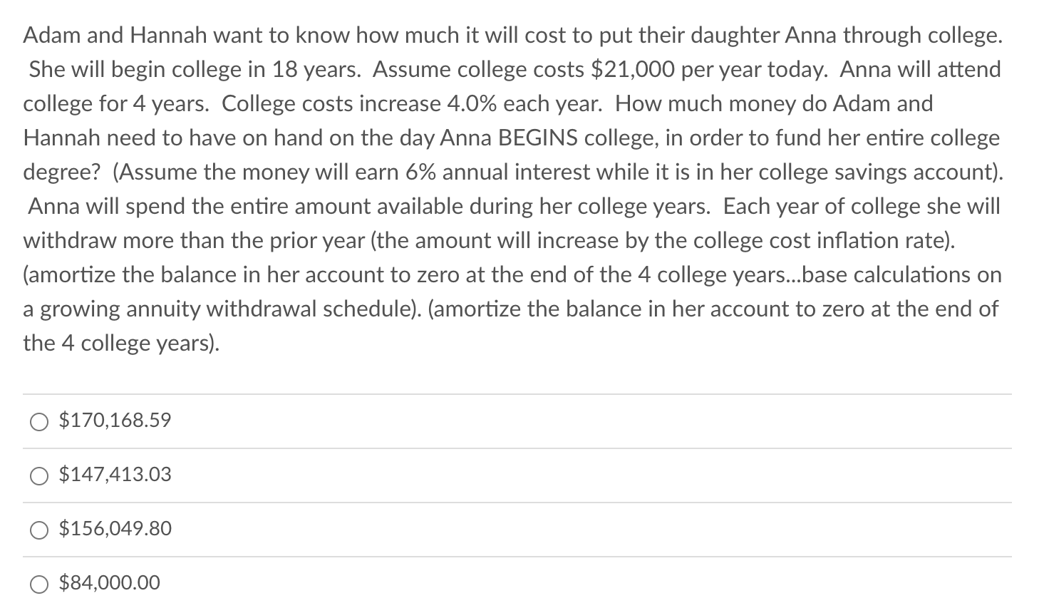 Adam and Hannah want to know how much it will