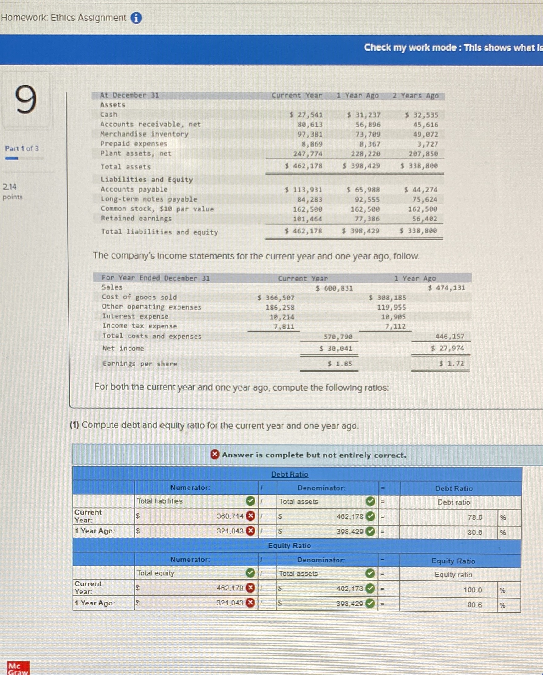 Just need the help with the red x numbers where