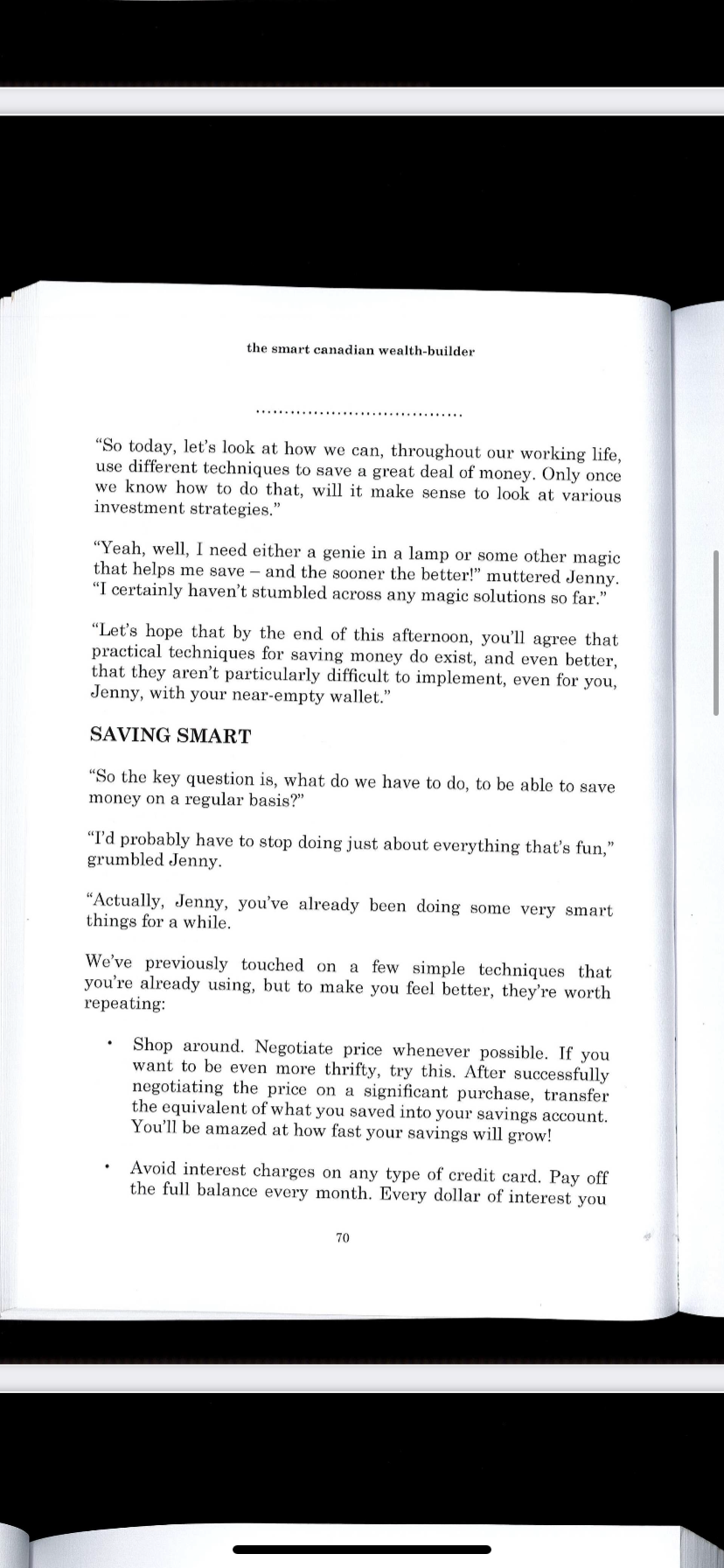 Please read a short chapterTHE SAVING