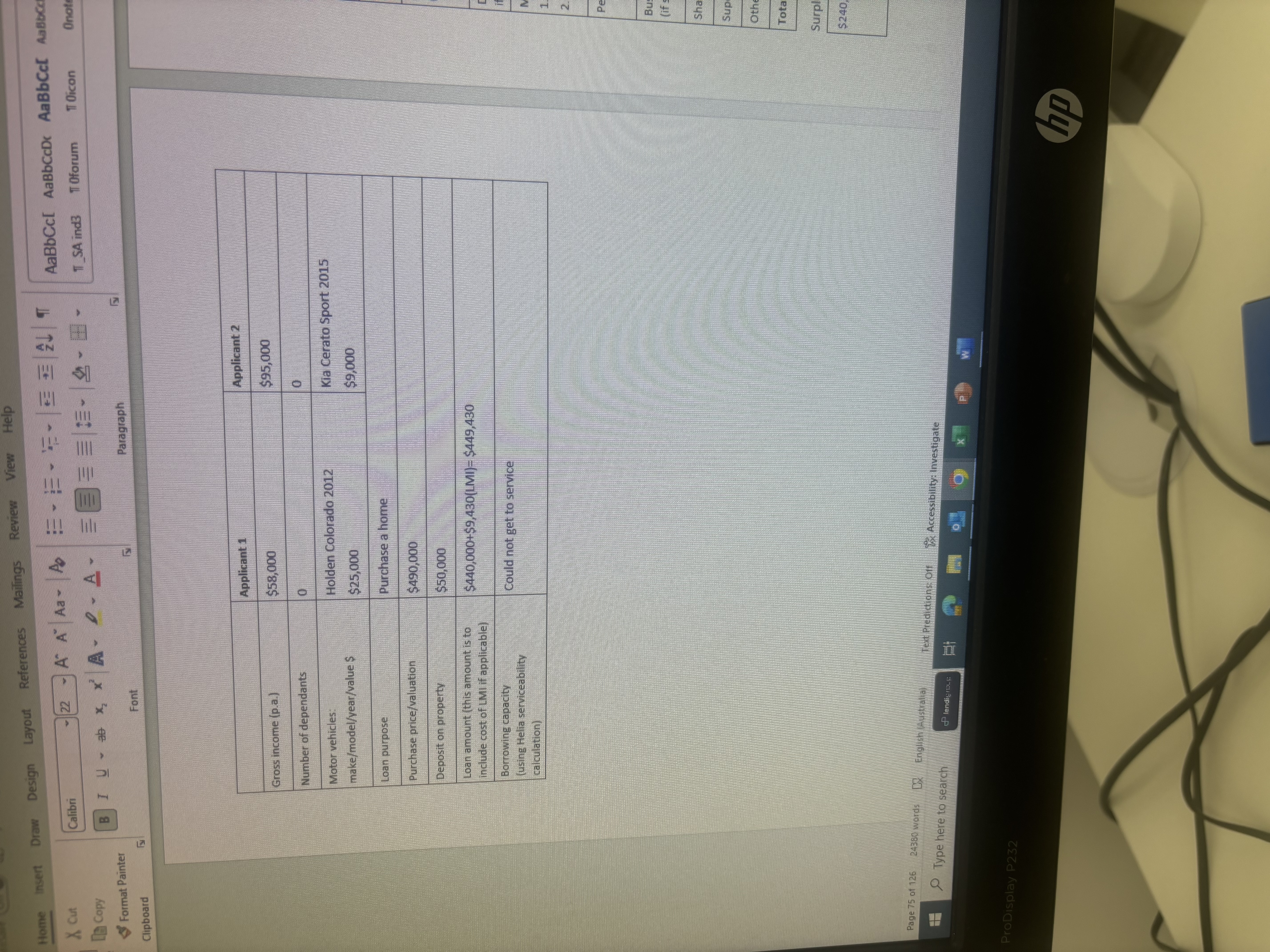 Role play please help see below information