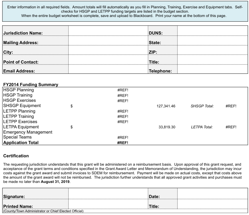 Enter information in all required fields. Amount