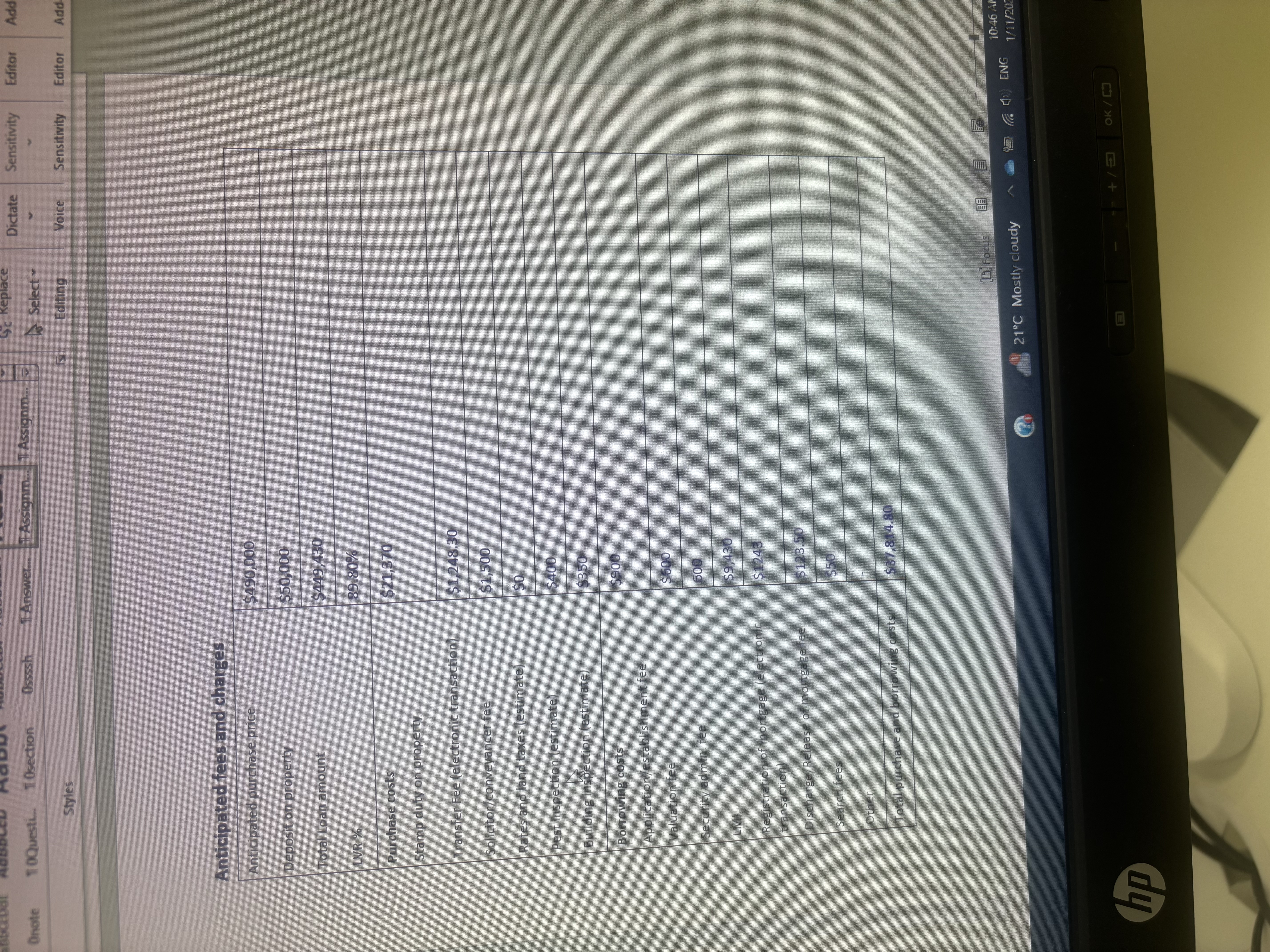 Role play please help see below information